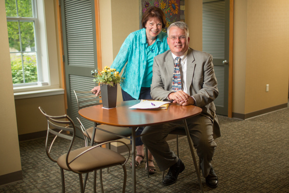 Ken Fawcett, right, and Peggy Vander Meulen