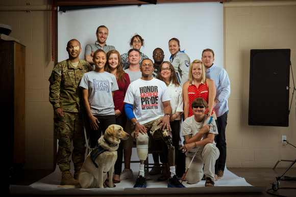 Veterans with Fashion Has Heart, an area non-profit.