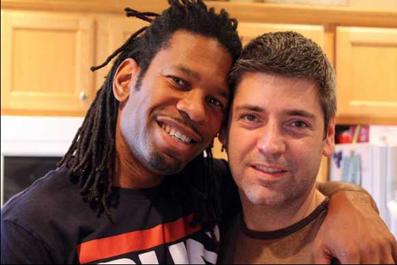 LZ Granderson, left, and Steve Huesing, right.