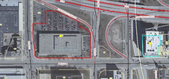 MSU land on Michigan Street near its main campus