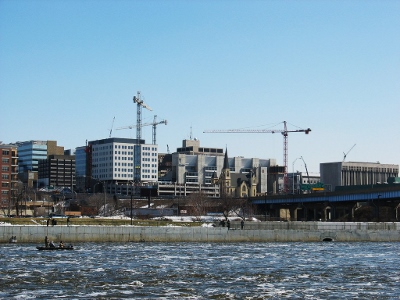 Cranes filled the sky on Medical Mile in 2008