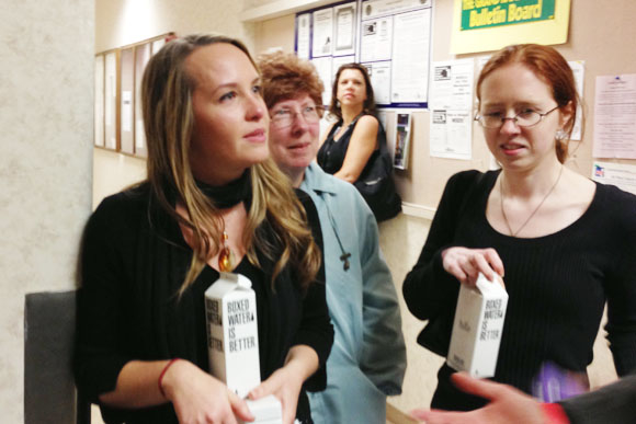 Adonna Khara, left, and Stefani Snyder, right.