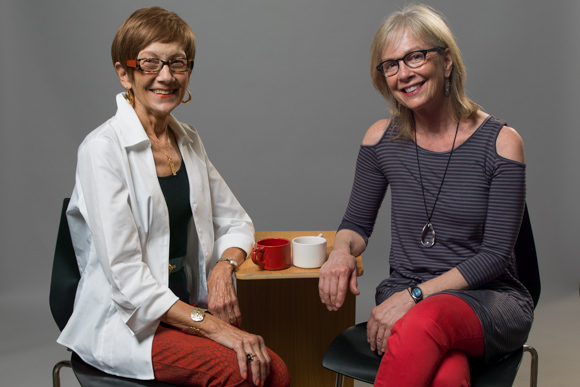 Sharon Stiansen, left, and Katherine Florentine.