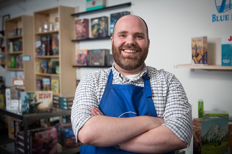 Ken Kleist, co-owner of Blue Bridge Games.