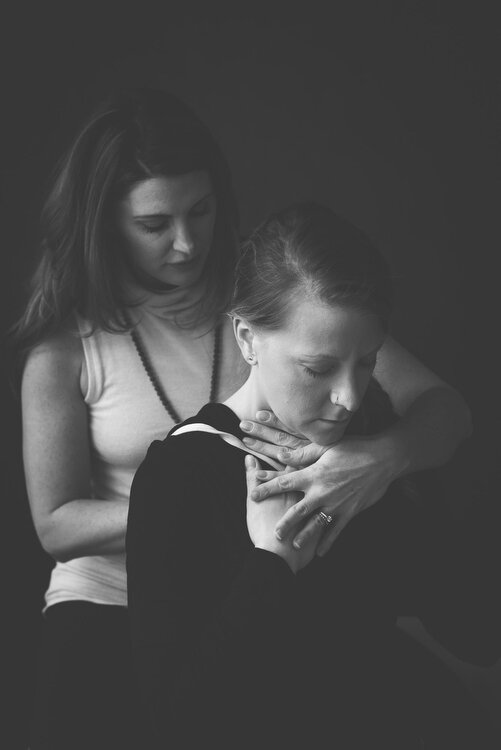 Raechel Morrow works individually with people using yoga therapeutically. 