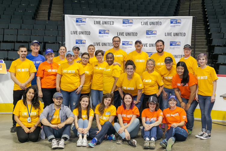 United Way volunteers. 