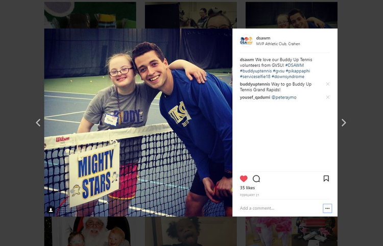 Buddy Up Tennis with the DSAWM.