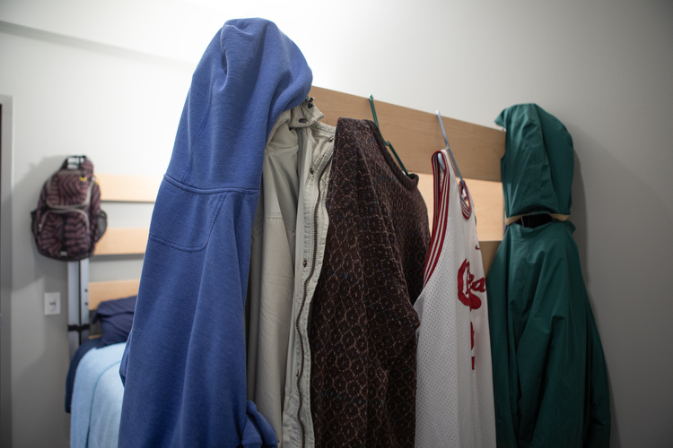 Each resident is encouraged to make their rooms their own, with decorations and personal effects. 