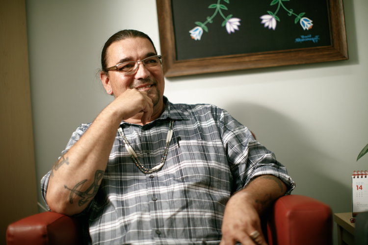 Culturally aware councilors like Jonathan Rinehart work with urban members of the Native community. 