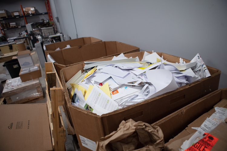 Swift's new presses dramatically reduce the amount of paper waste made by printing.