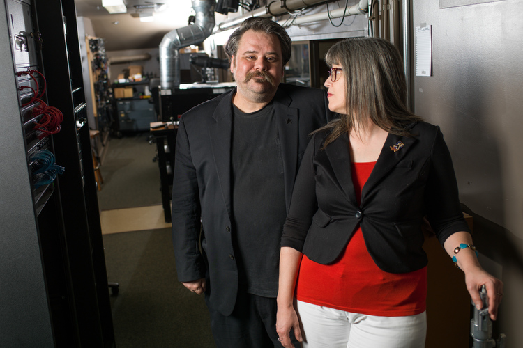 Anthony Griffin and his wife Shirley Griffin help make the Thriller Chiller Film Festival happen every year. 