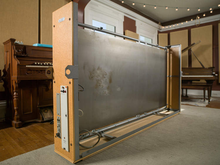 A real reverb plate.