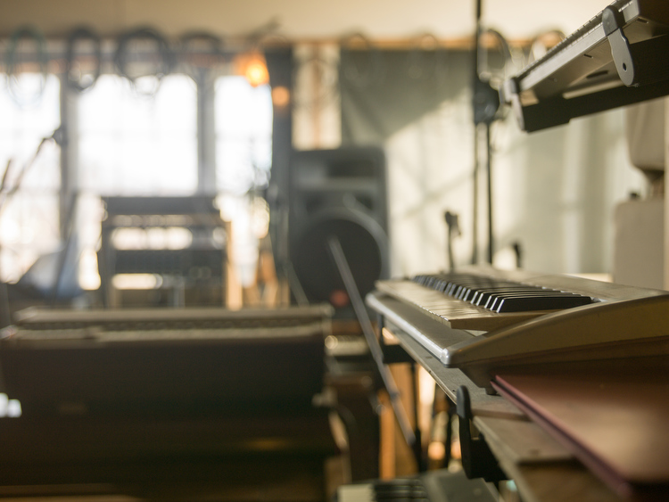 Equipment at Amber Lit Audio.