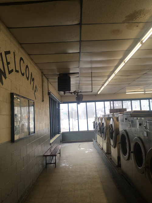 Inside of S&J Laundromat