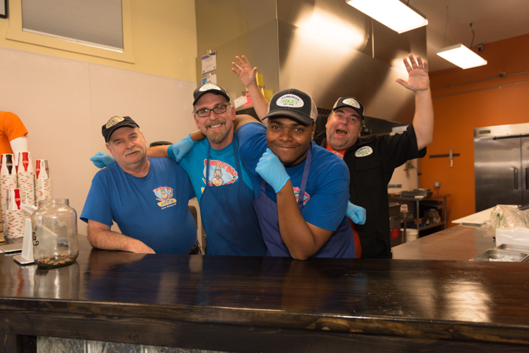Hamburger Mikey's owners and employees are a tight-knit (and often hilarious) group. Photo by Jenna Swartz