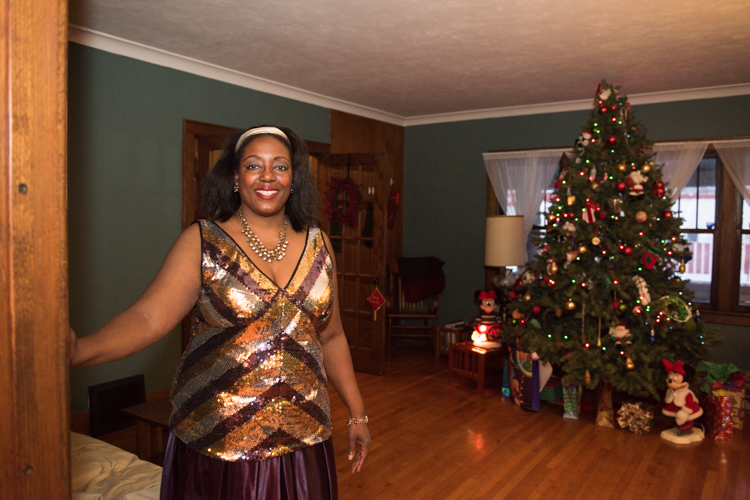 Tracy Montgomery's home on Jefferson Street was one of the historic houses featured during the Nelson Neighborhood Improvement Association's holiday tour. Photo by Jenna Swartz