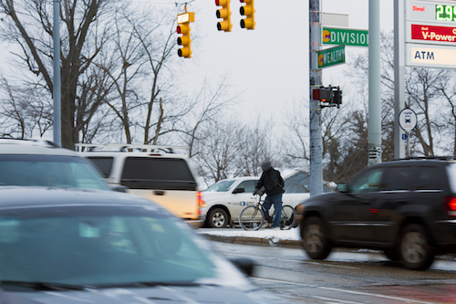Corner of South Division and Wealthy Street