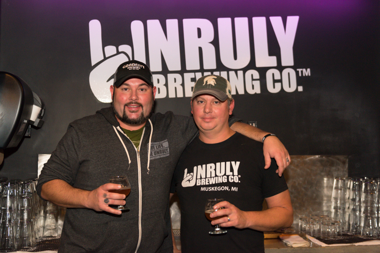 Unruly Brewing owners Eric Hoffman, left, and Jeff Jacobson. Photo by Jenna Swartz