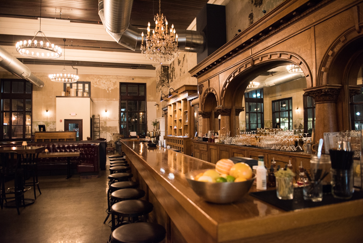 18th Amendment's bar was made by the Muskegon-based Brunswick company in the late 1800s. Photo by Jenna Swartz