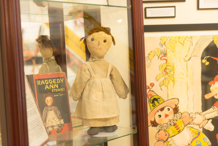 An original Raggedy Ann doll manufactured in Muskegon in 1918.