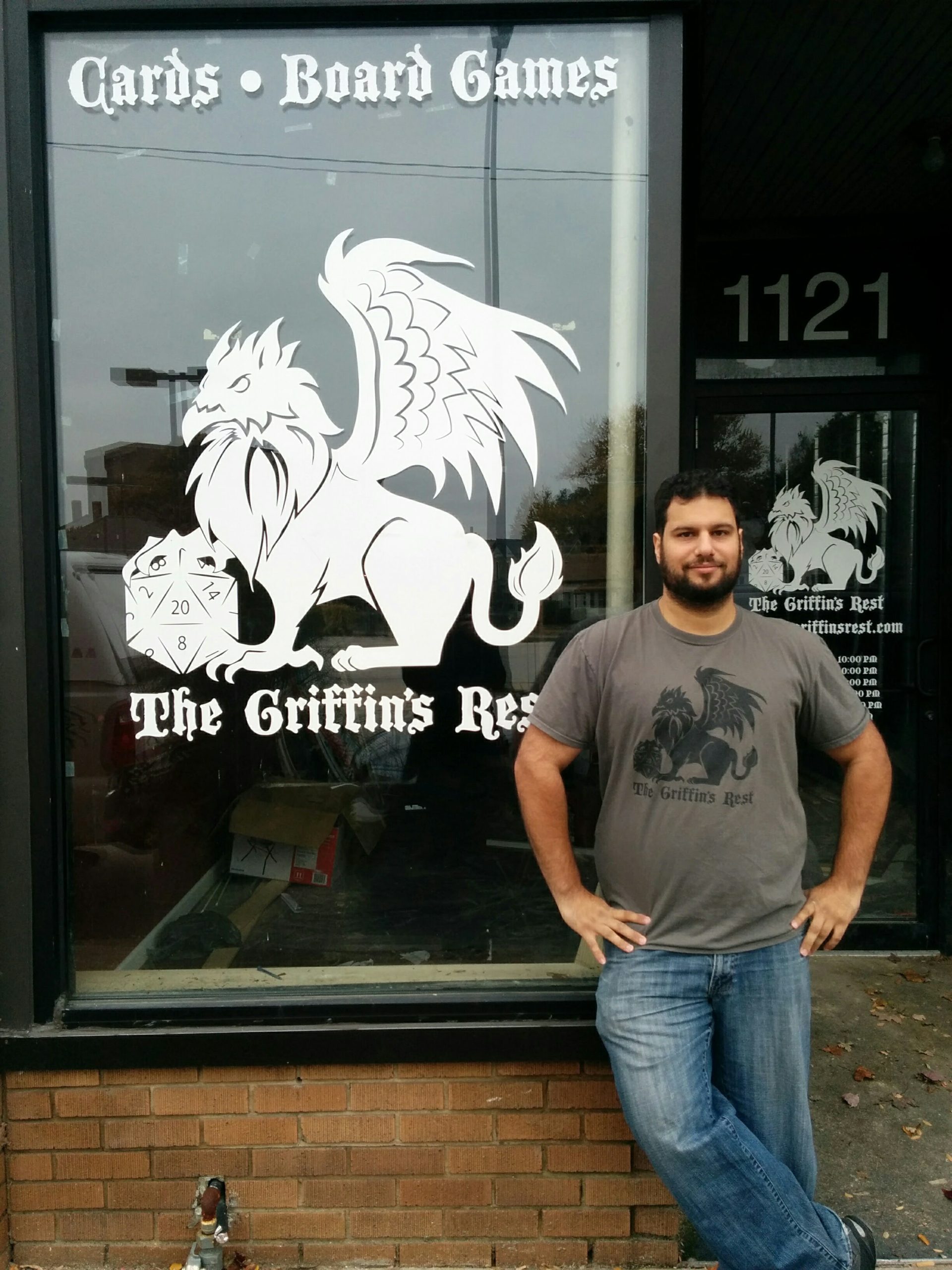 Kiel Reid, owner of The Griffin's Rest. Photo by Anna Gustafson