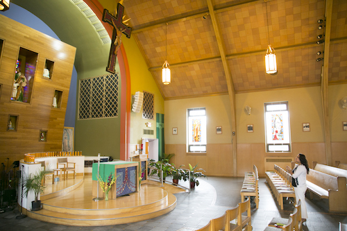 Veronica Quintino-Aranda en San Jose Obrero.