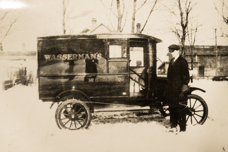 One of Wasserman's early delivery trucks.