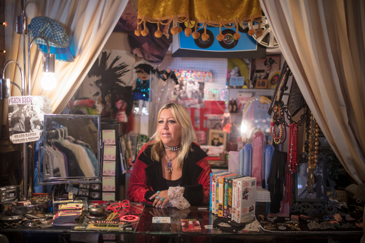 Peri Olson, owner and founder of Flashback on Leonard