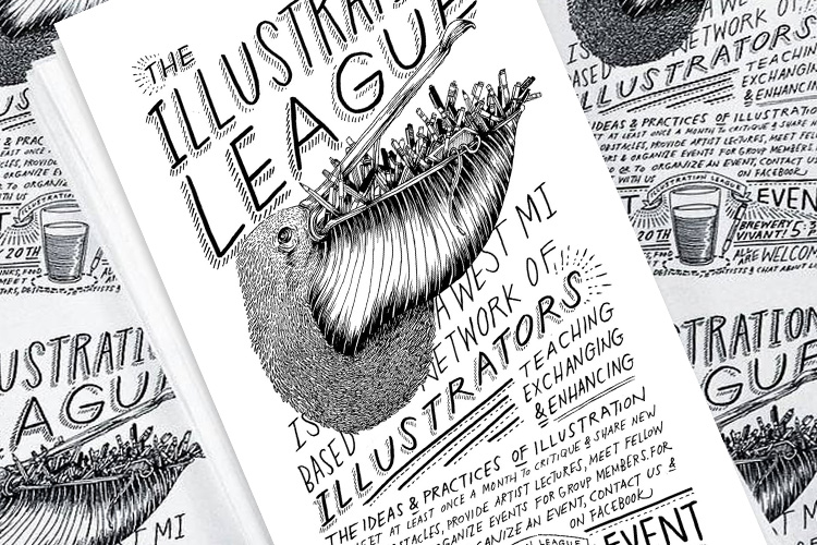 TIL event flyer. Illustration by Lucy Englman.