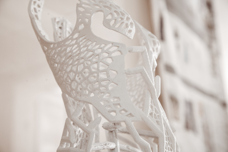 A 3D bodice design by Kendall student Andrew Taylor.