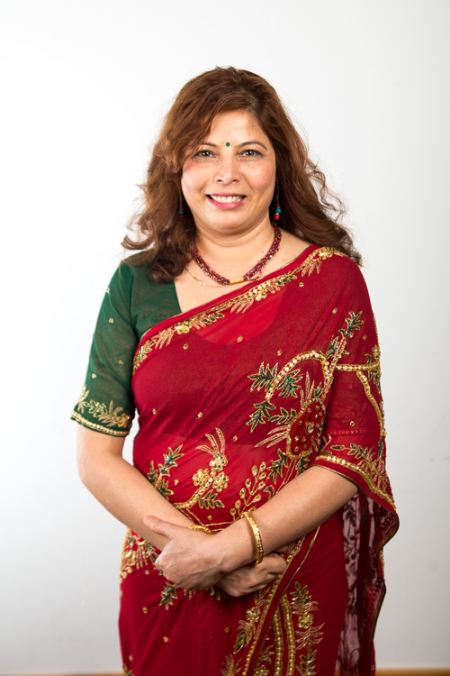 Leela Dhakel in a Saree