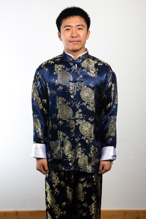 Don Hua in a Chinese tangzhuang