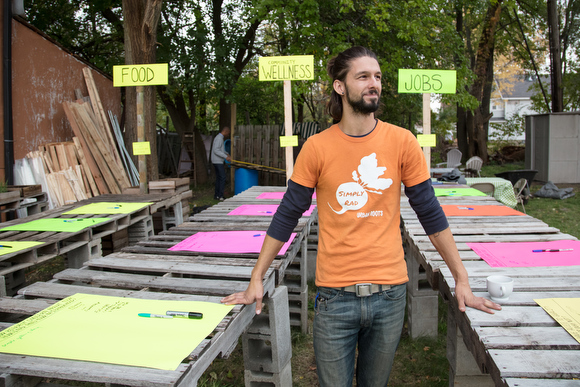 Levi Gardner, executive director of Urban Roots