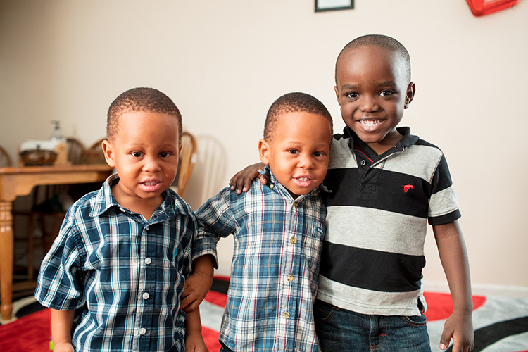 Children from Ndalamba's daycare.