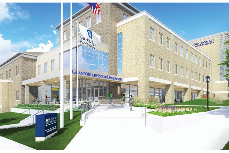 GVSU's health expansion.