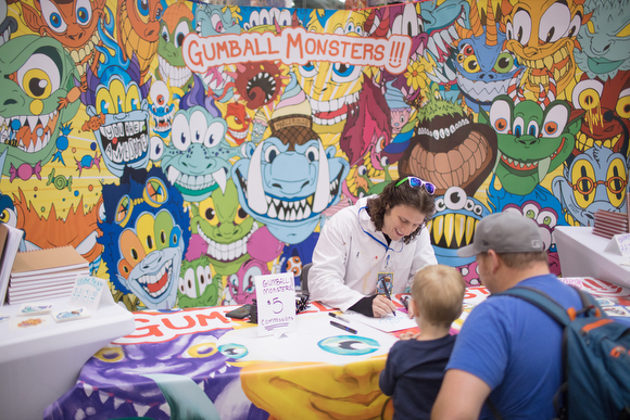 Marco Riolo and his Gumball Monsters.