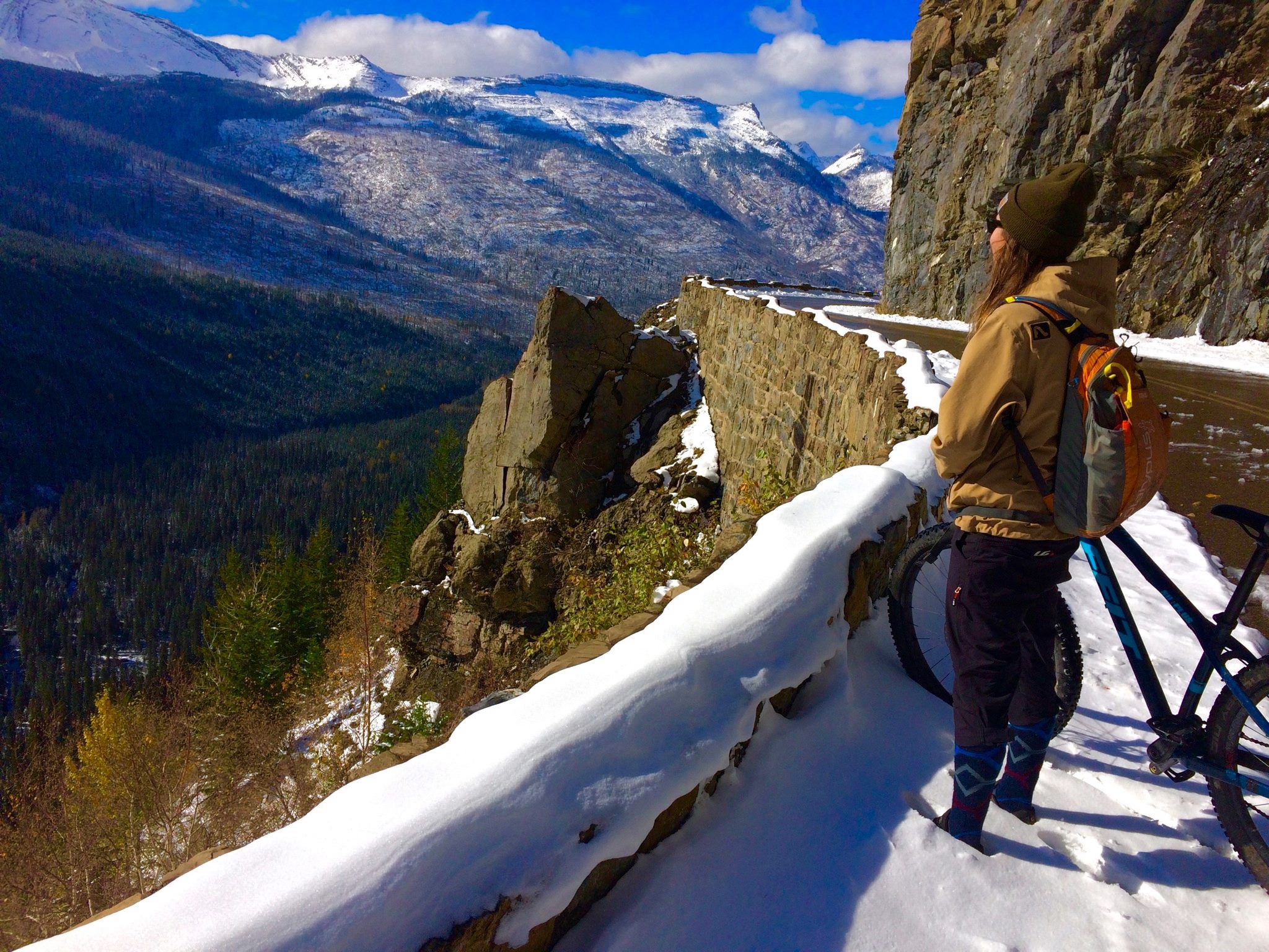 Morgan Barkley on her month-long bicycling trip in Montana.