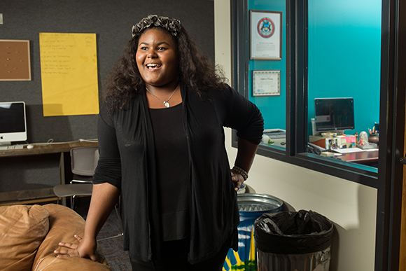 Grandville Avenue Arts and Humanities Teen Leaders in the Arts participant Egypt Kyles