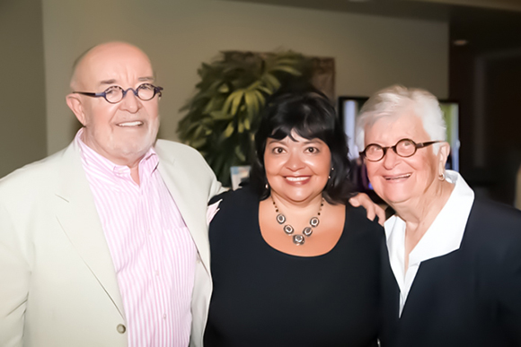 Christina Arnold with Bob and Aleicia Woodrick