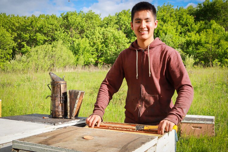 Zack Sporte of Walker's Zack's Bees.