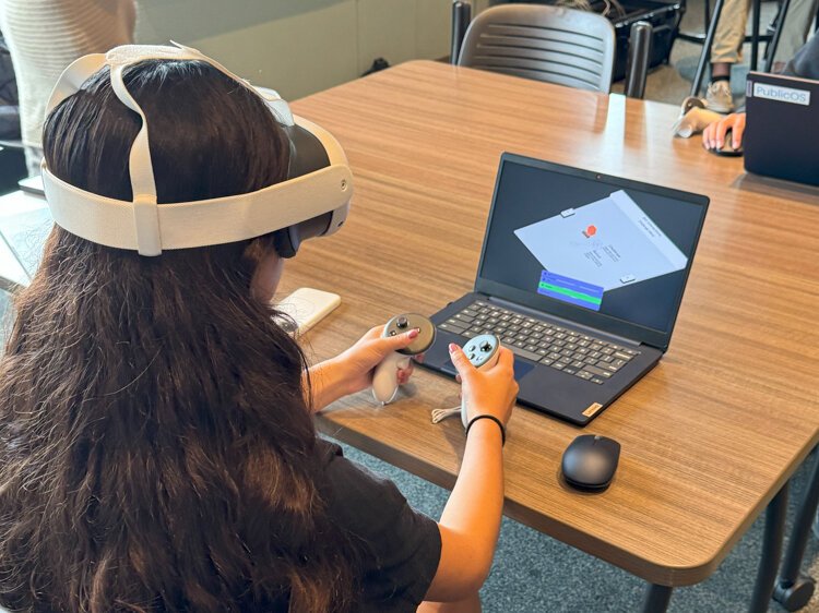 Students at the GRPS' Museum School, located within the GRPM, test pilot technology in a friendly setting.