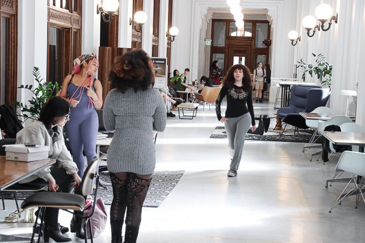 KCAD's Fashion Studies program immerses students in all aspects of production, including casting for their upcoming runway show.