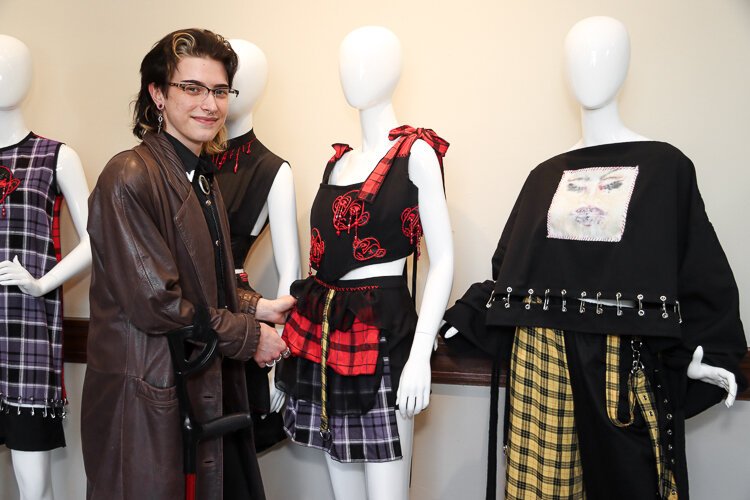 As a designer with a disability, Zayne J Cutrara prioritizes comfort and inclusivity in every stitch.