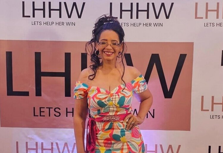 Raquel Guzman attended the premiere of “Let’s Help Her Win” at Celebration Cinema North in Grand Rapids.