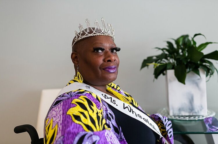 Kimberly Kennedy-Barrington, a 10-year U.S. Navy veteran and founder of 100 Shades of disABILITIES.