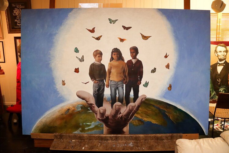 The latest piece by Paul Collins reflects his hope for humanity.