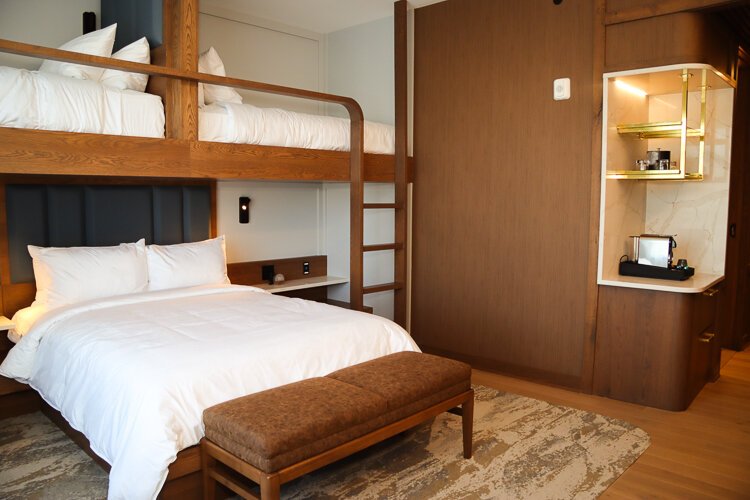 The bunk room at the Ada Hotel is already a huge hit with folks booking rooms.