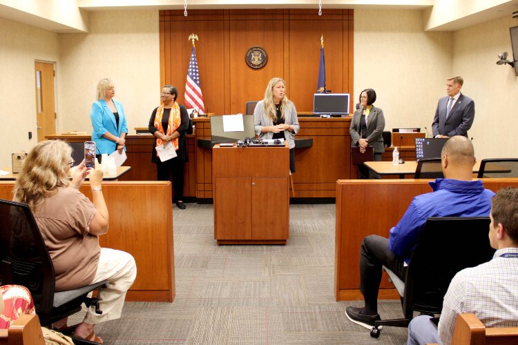 Defendants selected to participate in the Domestic Violence Court Program are required to complete a 52-week batterers intervention program.