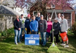 Operation United is an annual event that mobilizes volunteers to recognize the sacrifices and service of veterans and active military families, with a focus on seniors and those with disabilities in Kent County.