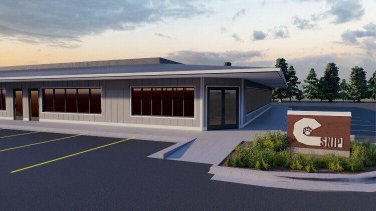 An artist's rendering of the new CSNIP Walker facility.